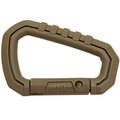 Asp Polymer Carabiner - Coyote 56217